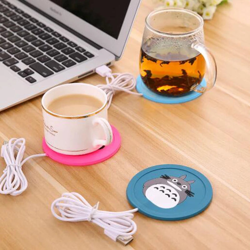 USB Cozy Critter: Cartoon Silicone Mug Warmer Pad