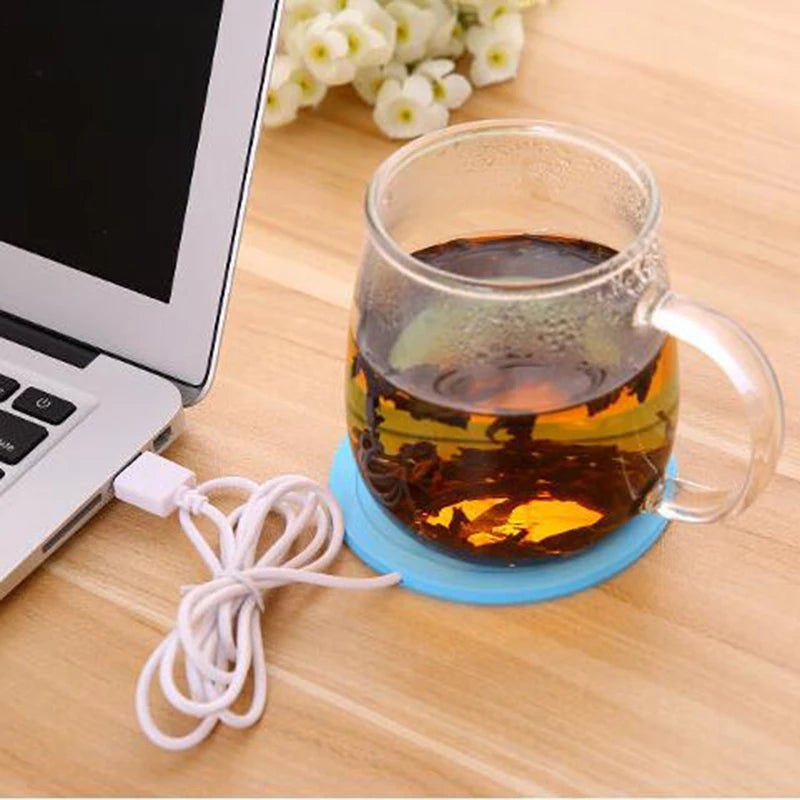 USB Cozy Critter: Cartoon Silicone Mug Warmer Pad