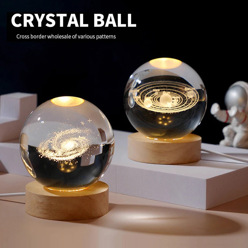 LED Milky Way Crystal Night Light