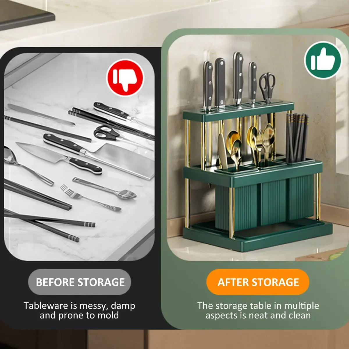 Kitchen Cutlery Holder
