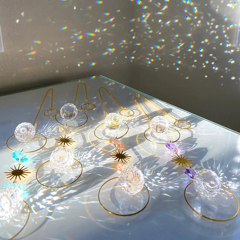 RayLuxe: Prism Sun Catcher for Rainbows & Reflections