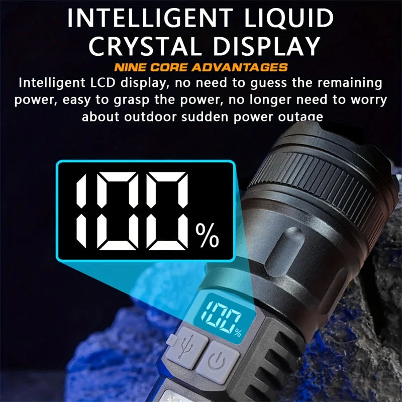 StormLite: Powerful Torch with Rechargeable Side Light