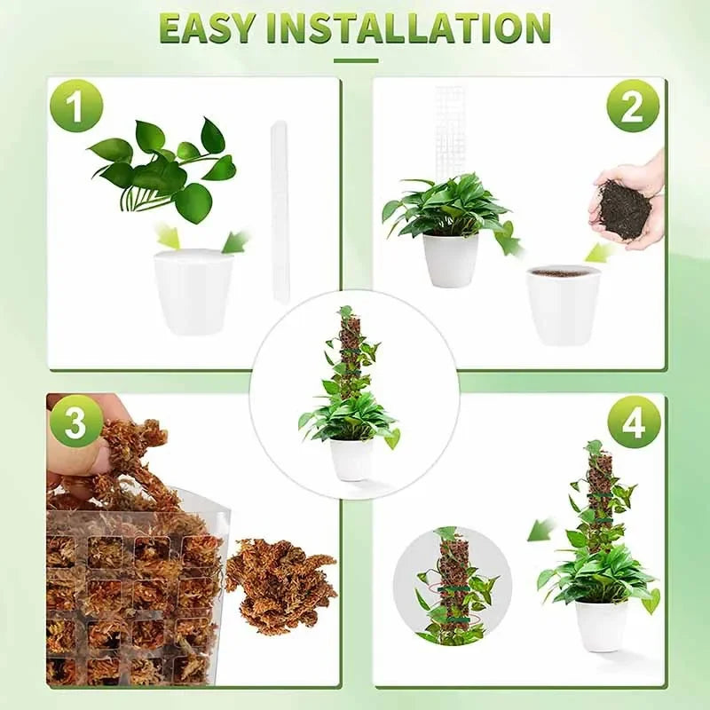 LeafLift: Indoor Climbing Plant Support Pole