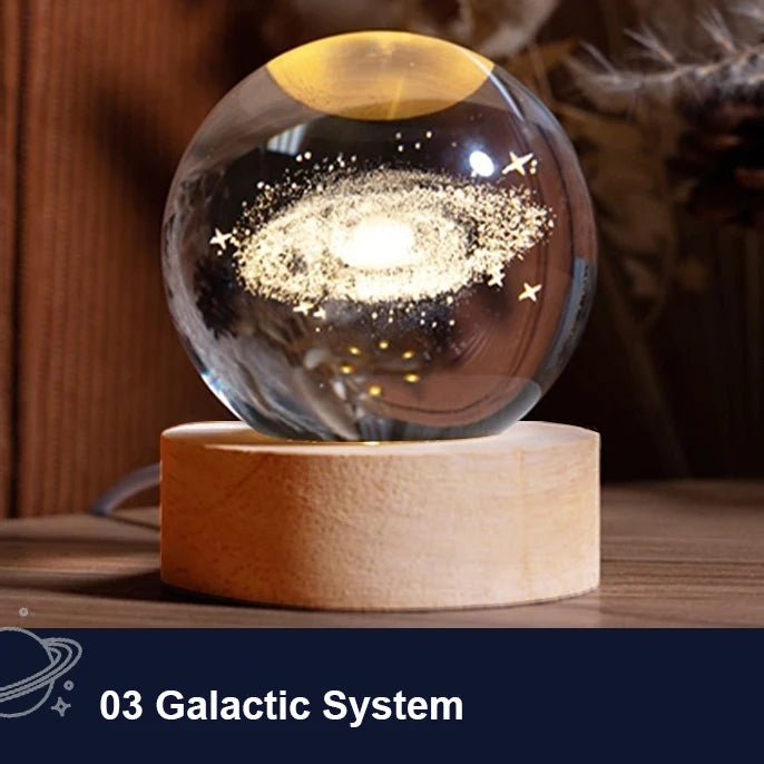 LED Milky Way Crystal Night Light