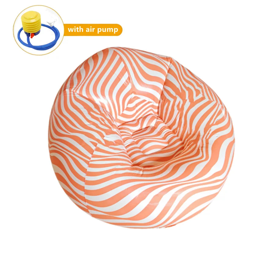 LoungeBliss: Air Sofa Bean Bag for Home & Adventure