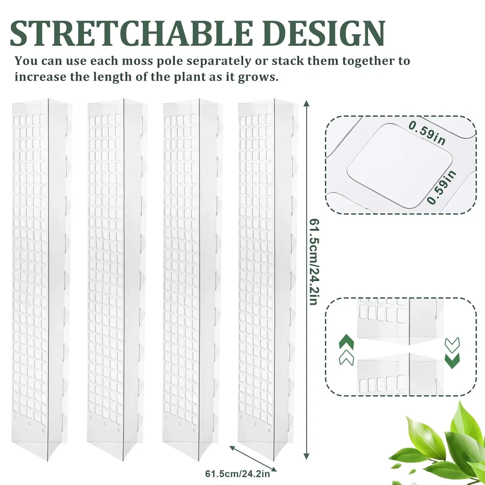 LeafLift: Indoor Climbing Plant Support Pole