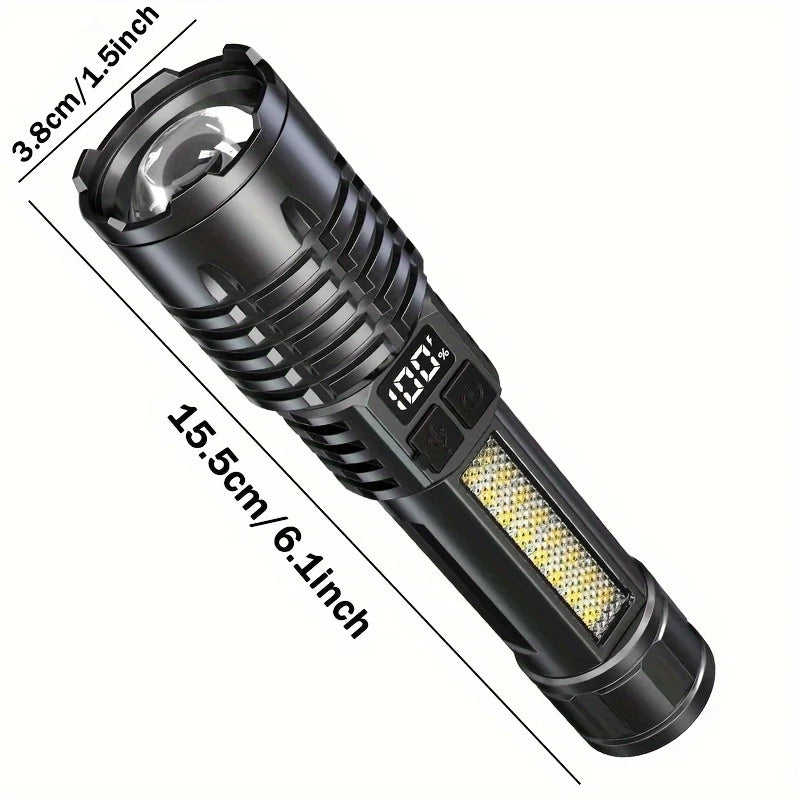 StormLite: Powerful Torch with Rechargeable Side Light