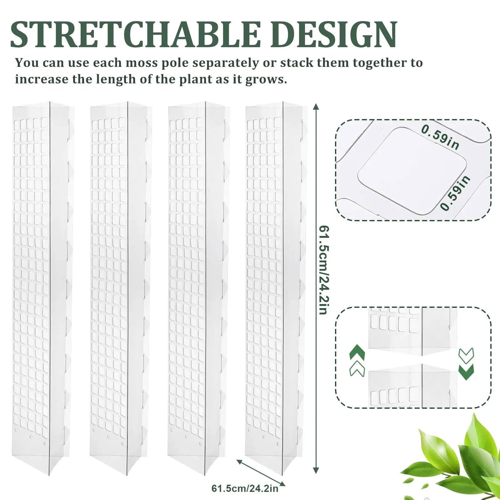 LeafLift: Indoor Climbing Plant Support Pole