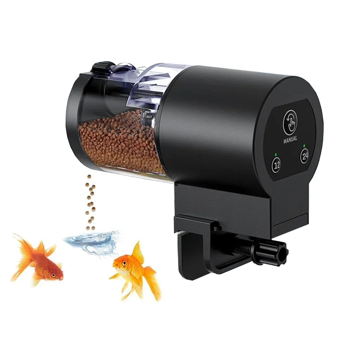 AquaSync: Auto Fish Feeder with Timer Control