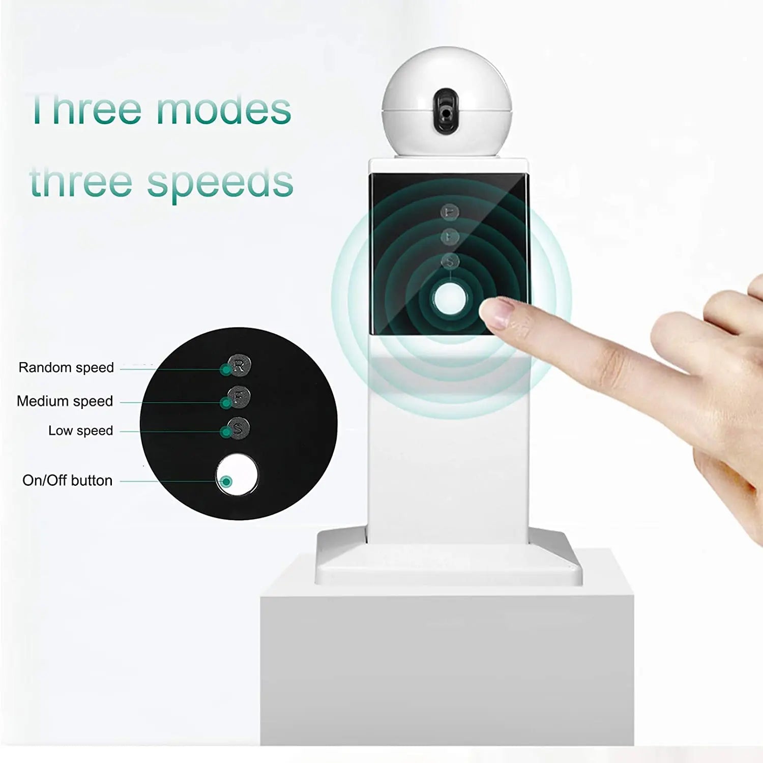 LaserChase: Automatic Moving Laser Toy for Cats & Dogs