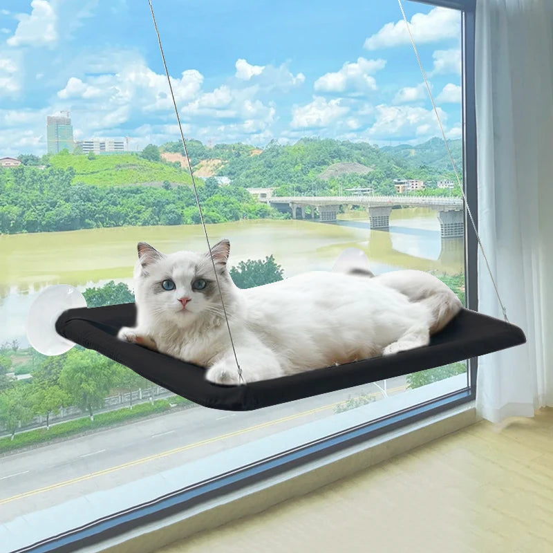 CloudPurr: Ultra-Soft Cat Window Hammock