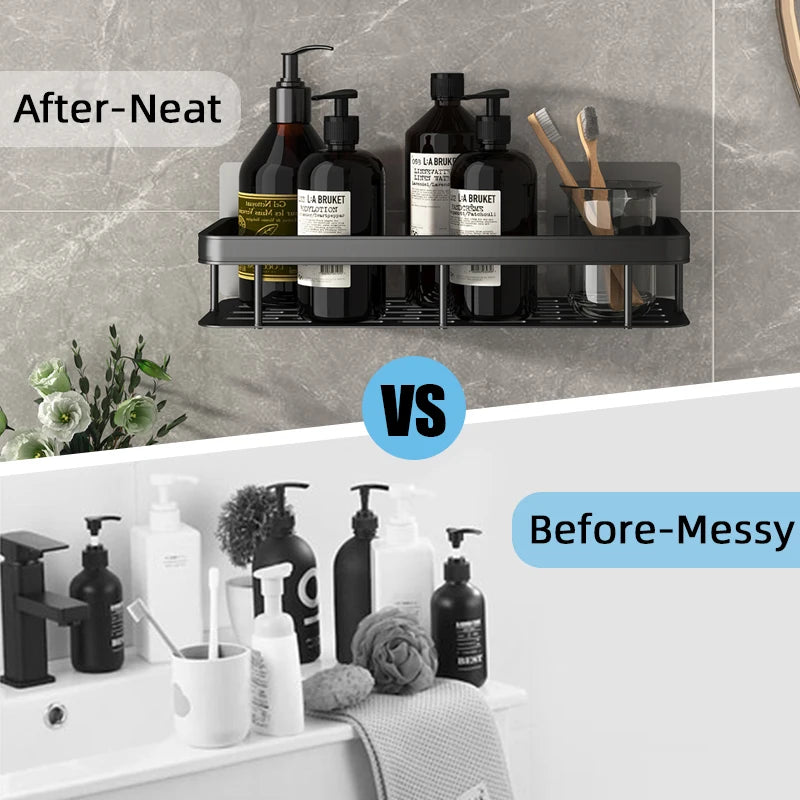 Aluminum Alloy Makeup Storage Organizer Rack