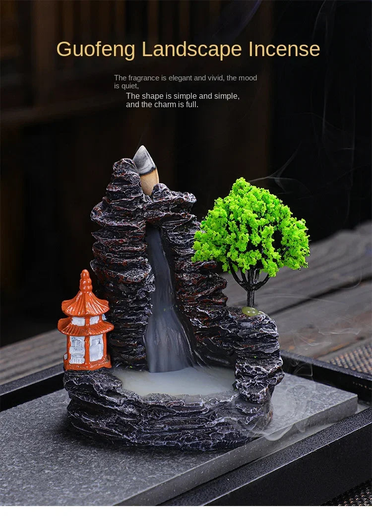 AromaCascade: Reflux Incense Burner for Relaxation & Repelling