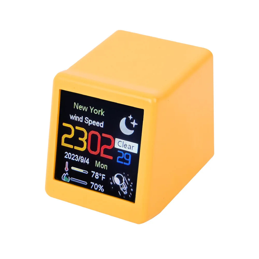 GIFClock Mini: WiFi Weather Display with Pixel Art Fun