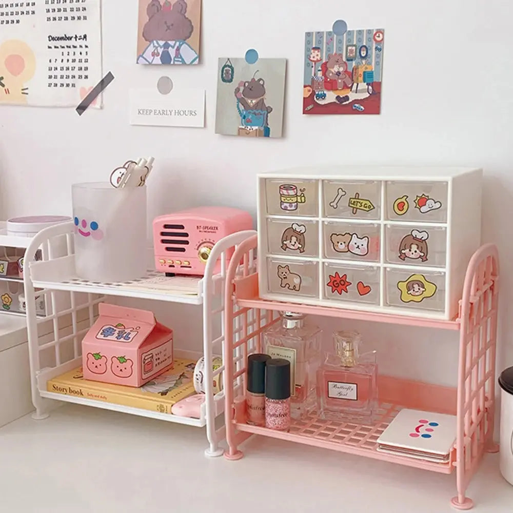 Multi-storage Computer Shelf