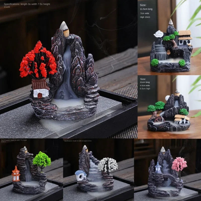 AromaCascade: Reflux Incense Burner for Relaxation & Repelling