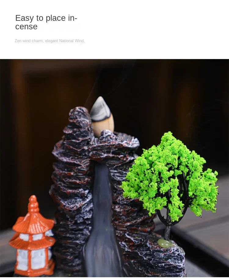 AromaCascade: Reflux Incense Burner for Relaxation & Repelling