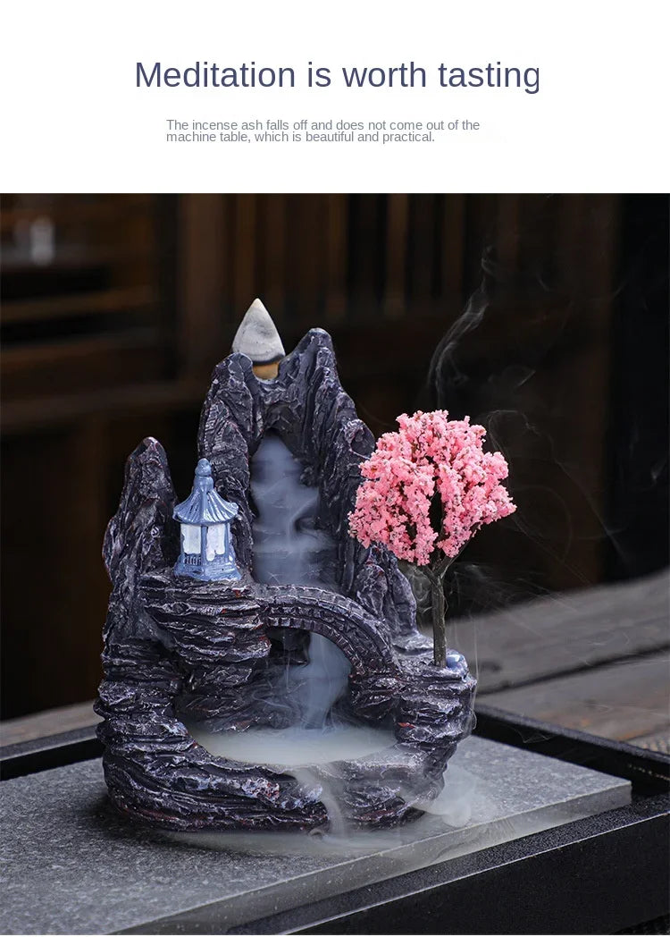 AromaCascade: Reflux Incense Burner for Relaxation & Repelling