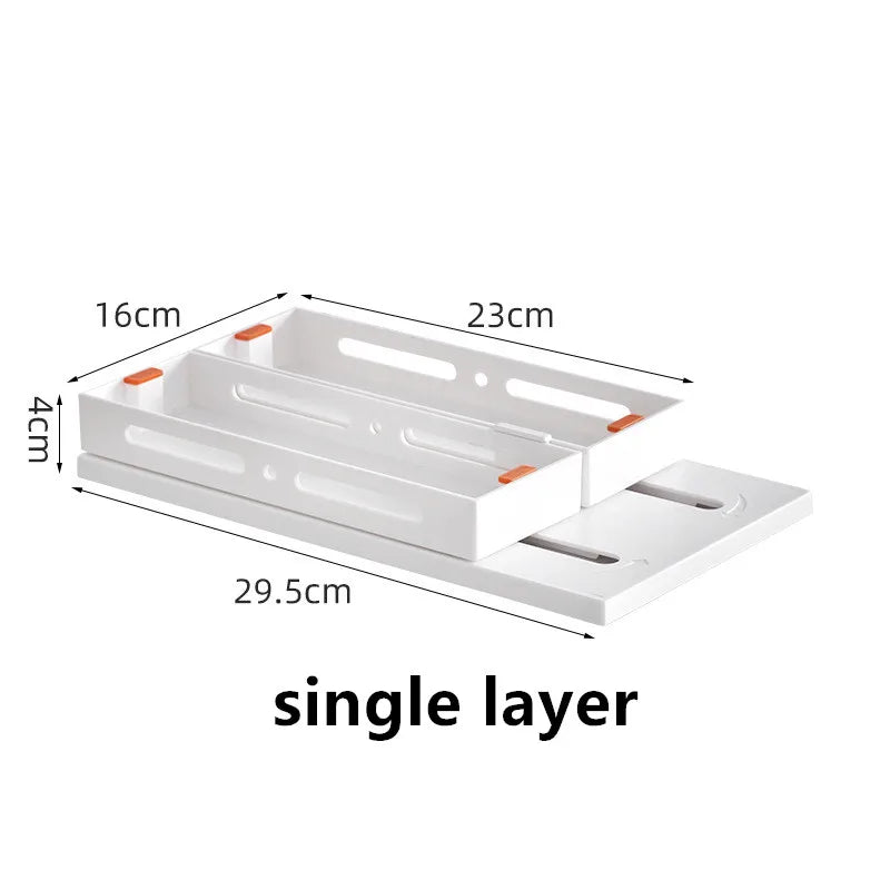 Cupboard Storage Spice Shelf Rotating Organizer