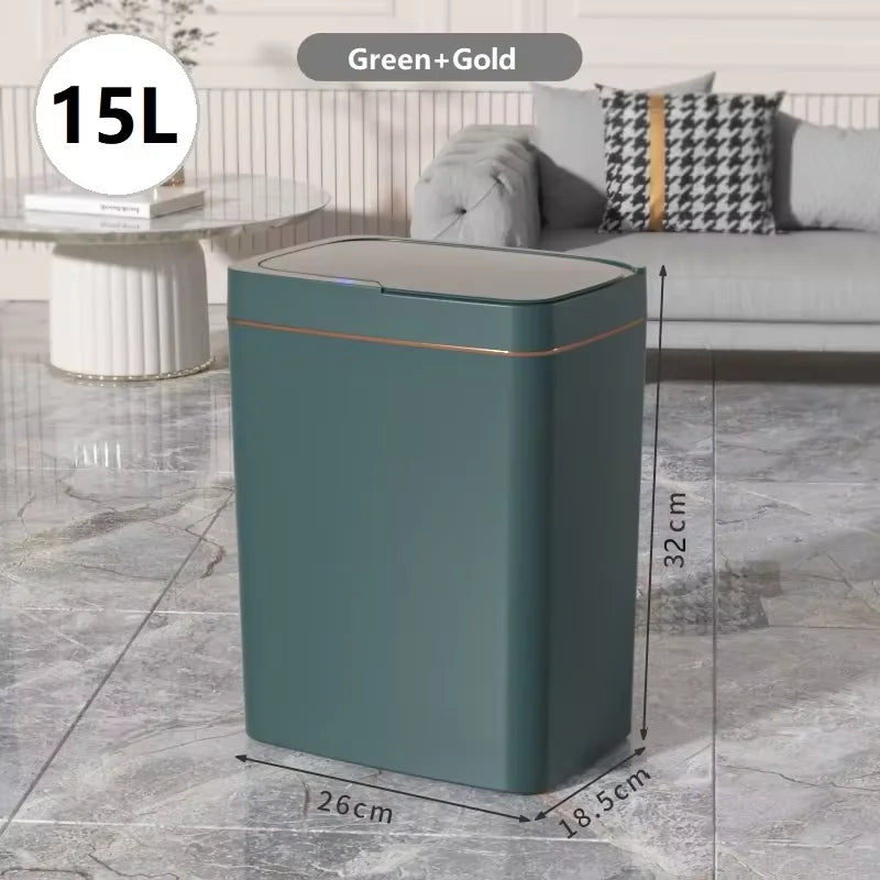 Smart Sensor Trash Can with Auto Bagging