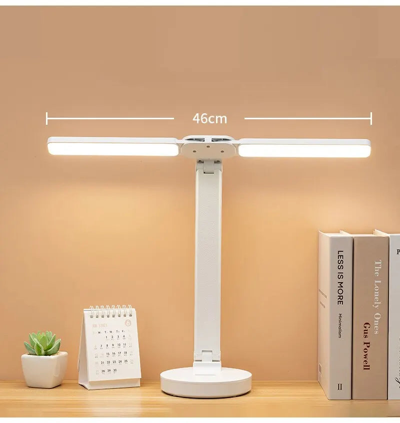 LED Clock Dimmable Desk Lamp