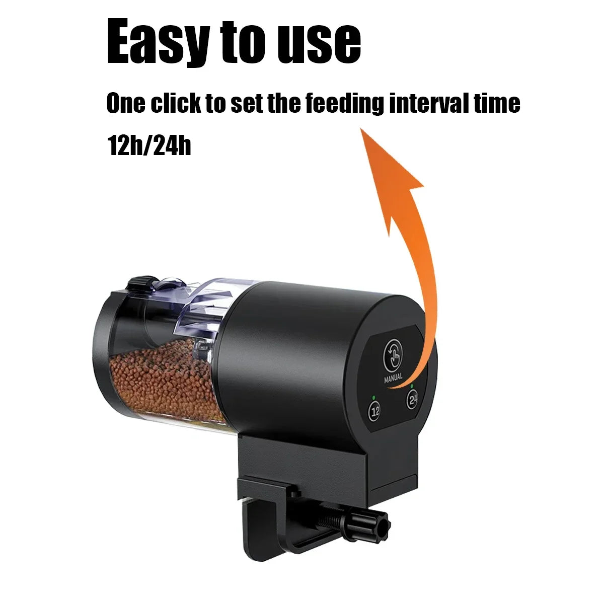 AquaSync: Auto Fish Feeder with Timer Control