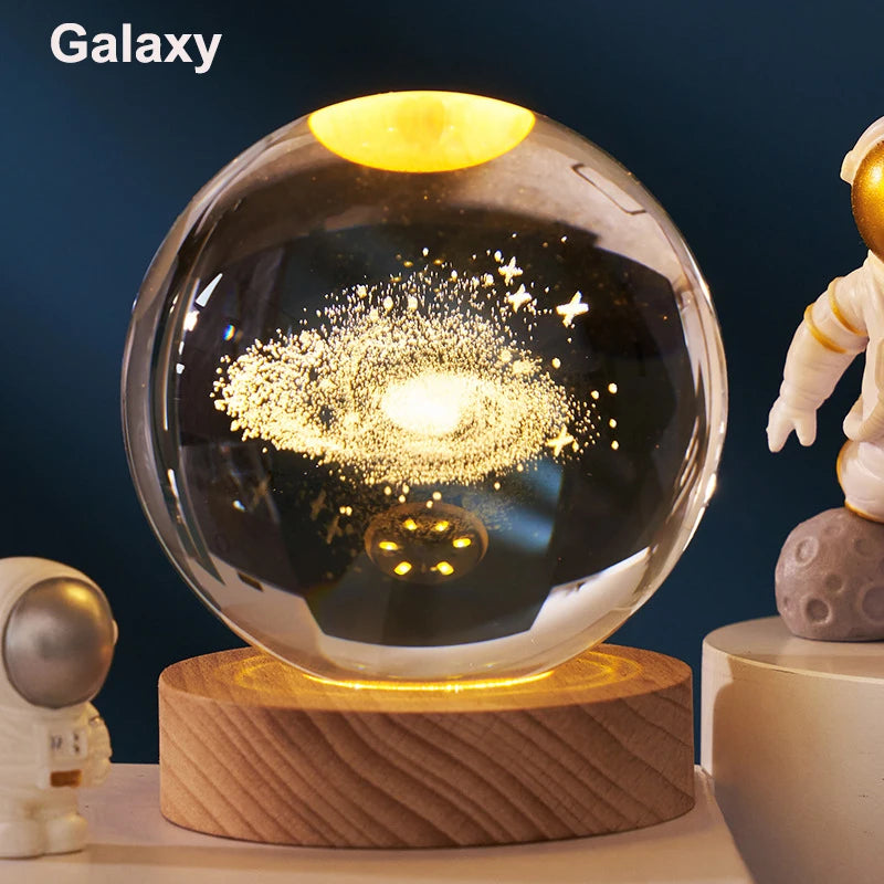 LED Milky Way Crystal Night Light