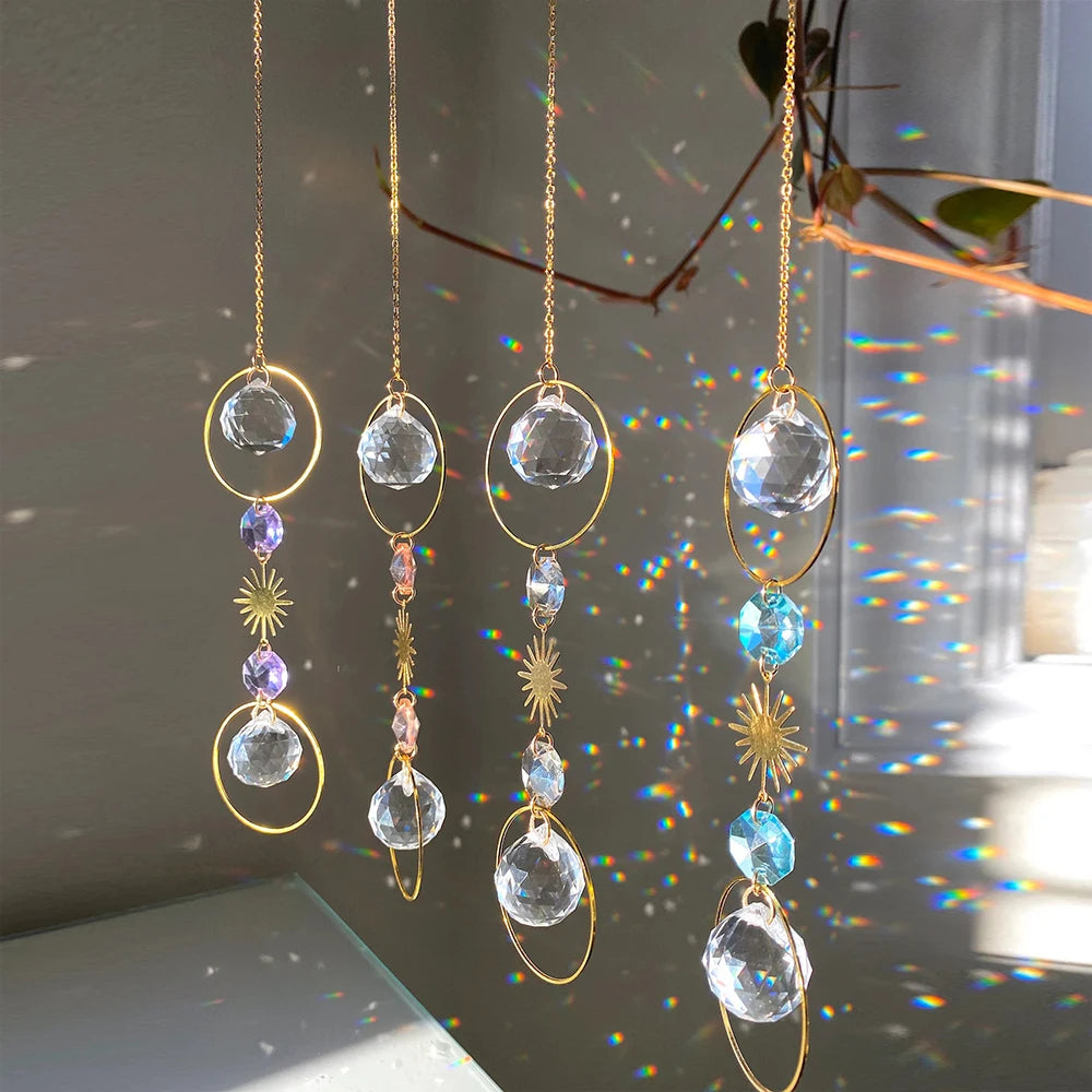 RayLuxe: Prism Sun Catcher for Rainbows & Reflections