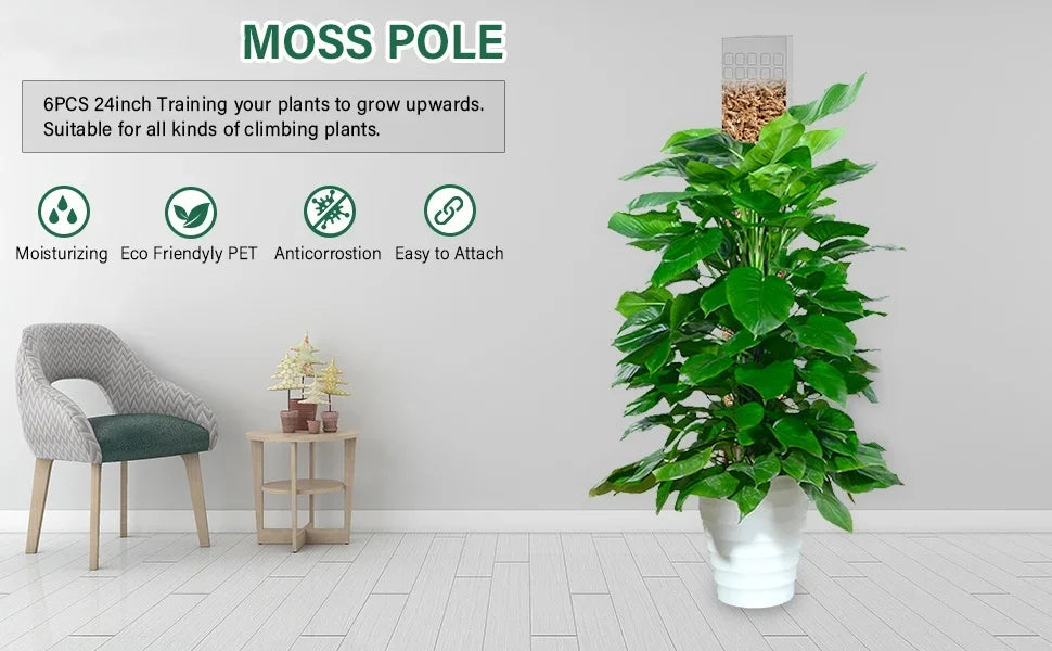 LeafLift: Indoor Climbing Plant Support Pole