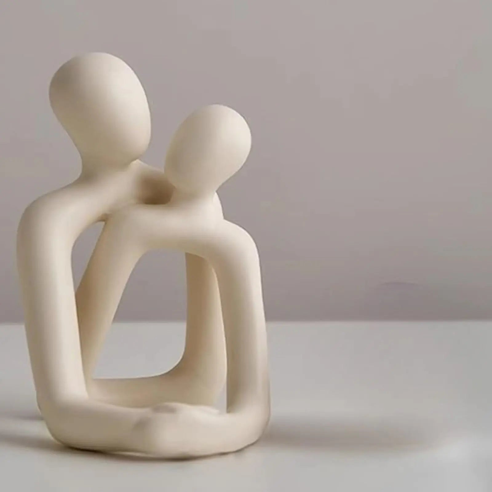 Heartwarming Resin Couple Statue