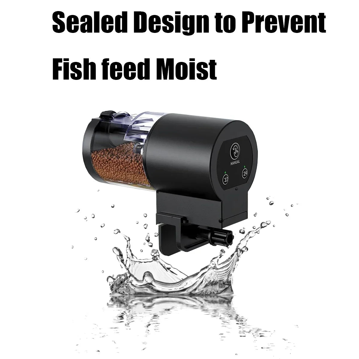 AquaSync: Auto Fish Feeder with Timer Control
