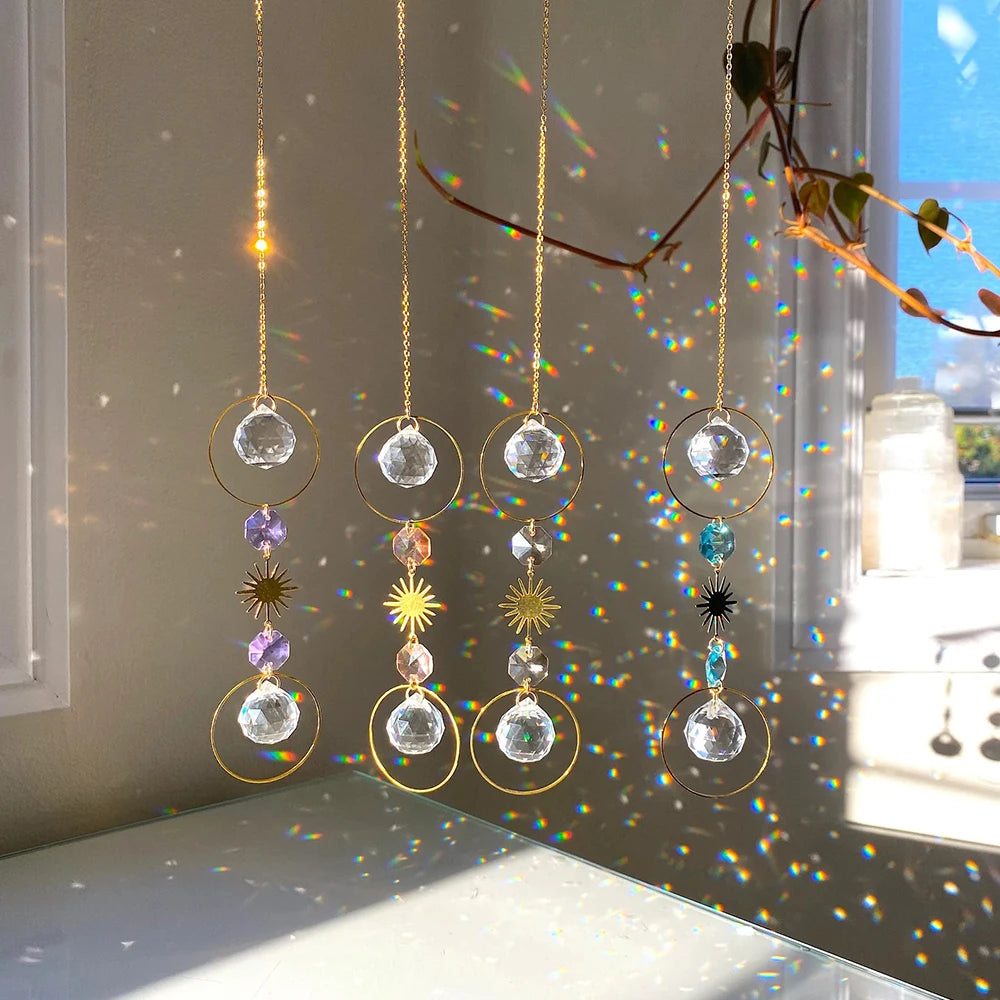 RayLuxe: Prism Sun Catcher for Rainbows & Reflections