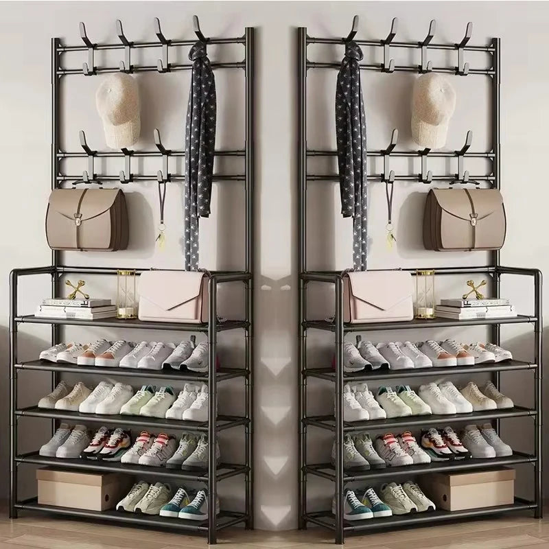 Multi-Layer Clothes Hanger & Shoe Rack