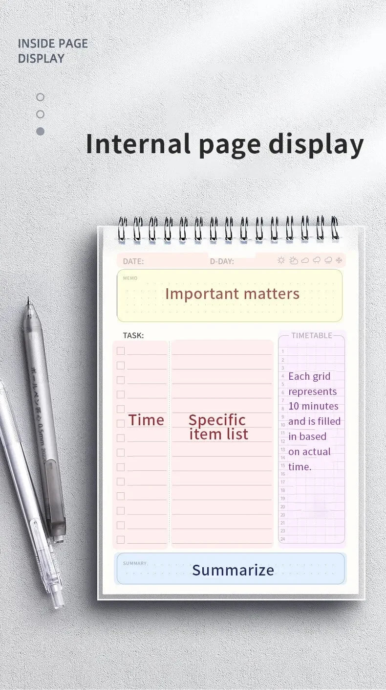 Planner Spiral Notebook
