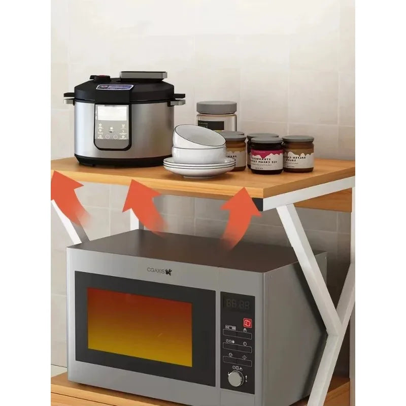 Large Capacity Household Organizer for Microwave and More