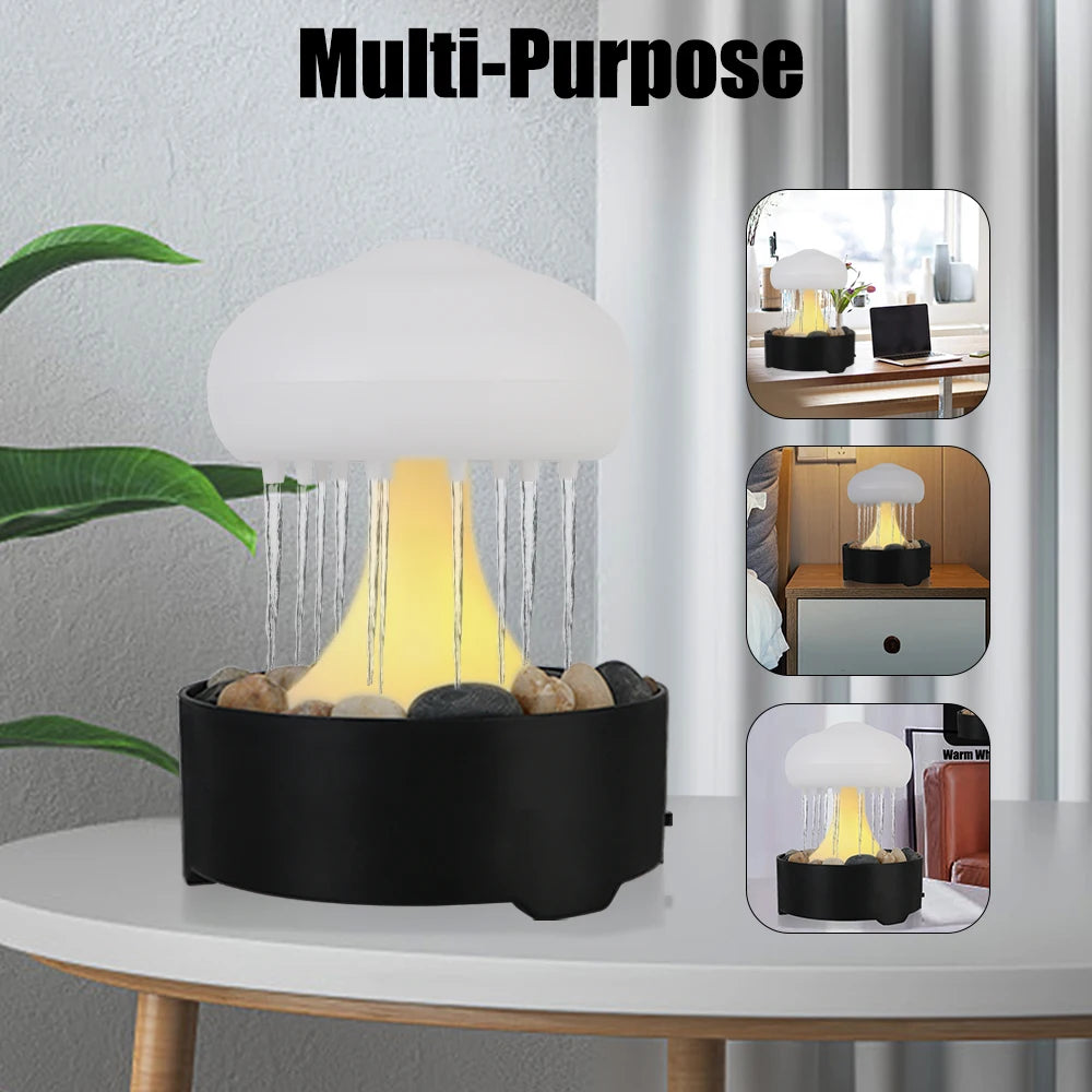 LED Raincloud Lamp