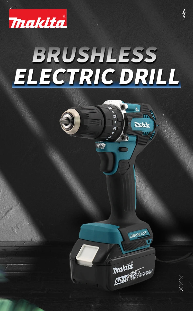 Makita DDF487: 18V Compact Brushless Cordless Drill Driver