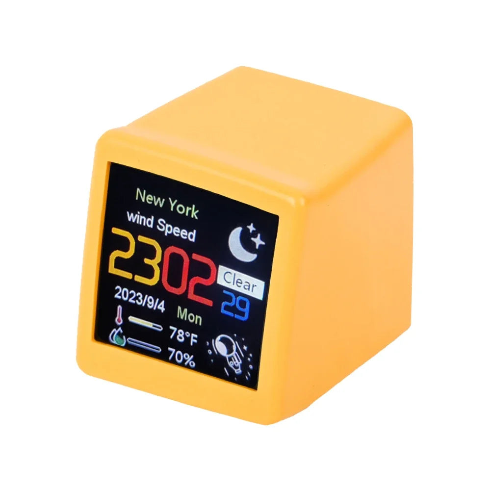 GIFClock Mini: WiFi Weather Display with Pixel Art Fun