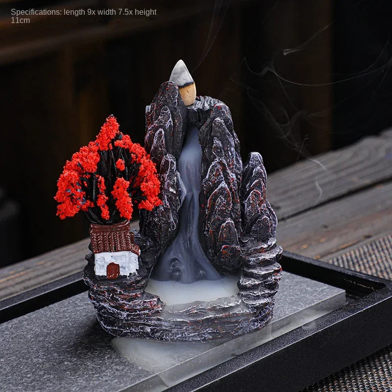 AromaCascade: Reflux Incense Burner for Relaxation & Repelling