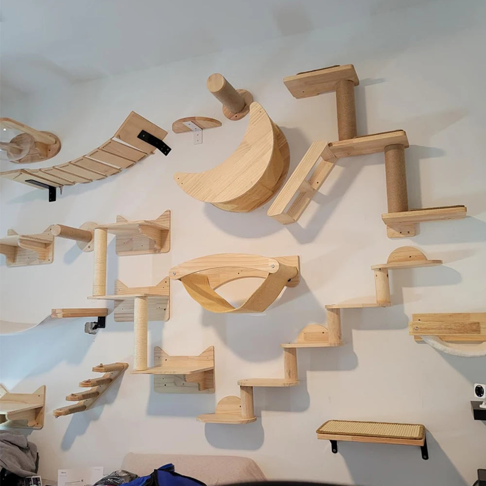 PurrPark: Wall-Mounted Cat Playground & Lounge