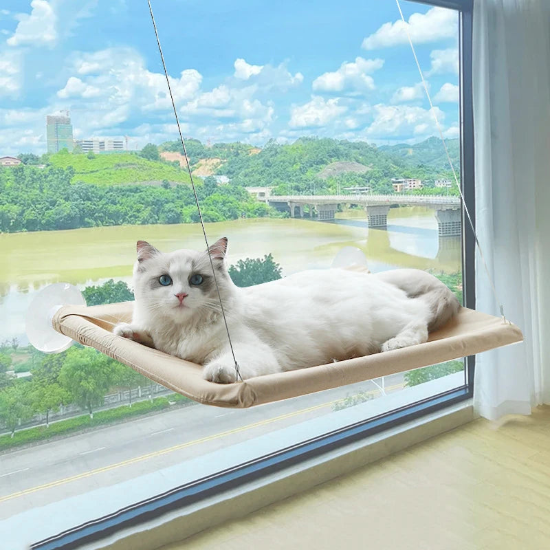 CloudPurr: Ultra-Soft Cat Window Hammock