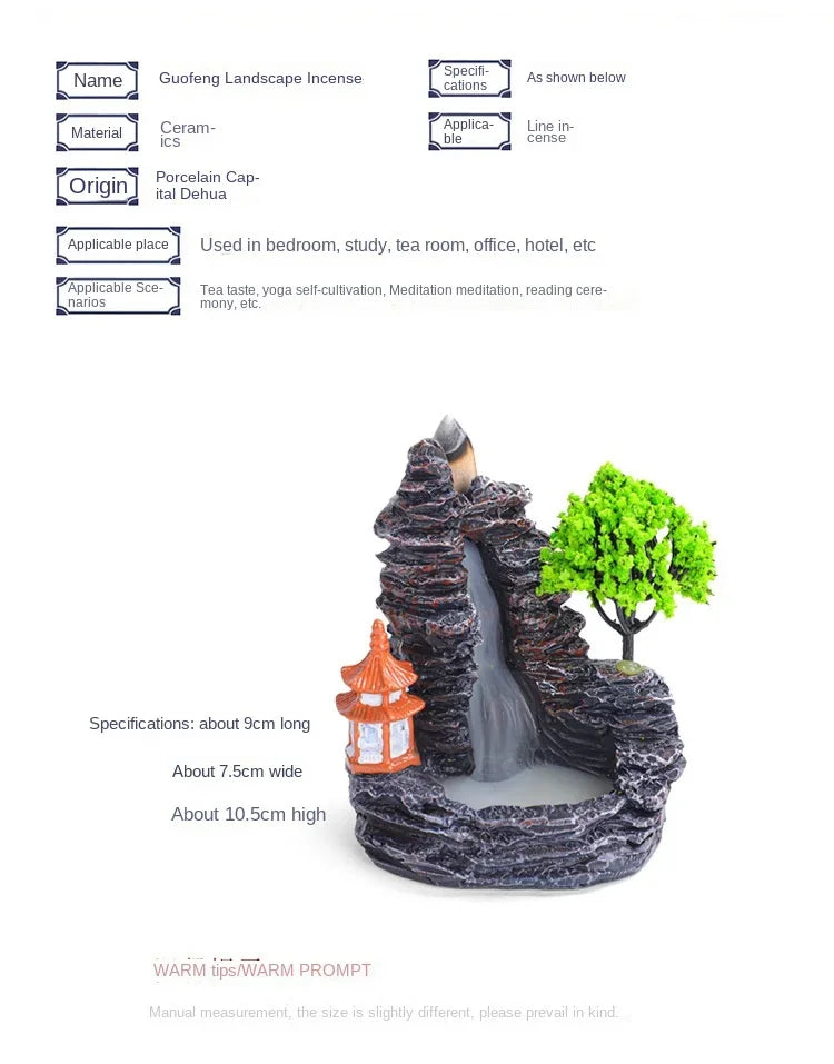 AromaCascade: Reflux Incense Burner for Relaxation & Repelling