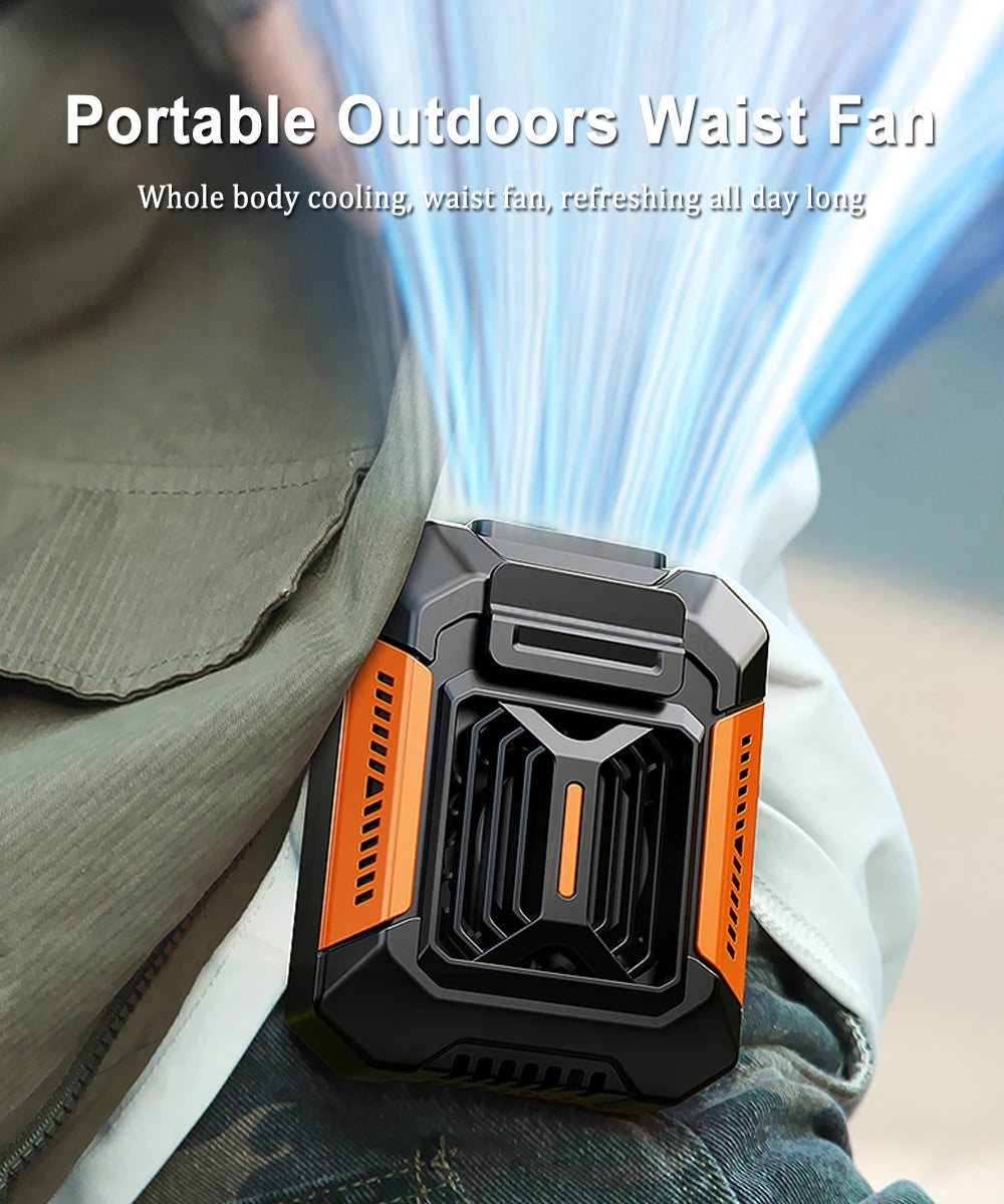 FlexiCool: Waist & Neck Fan 3-in-1 Combo