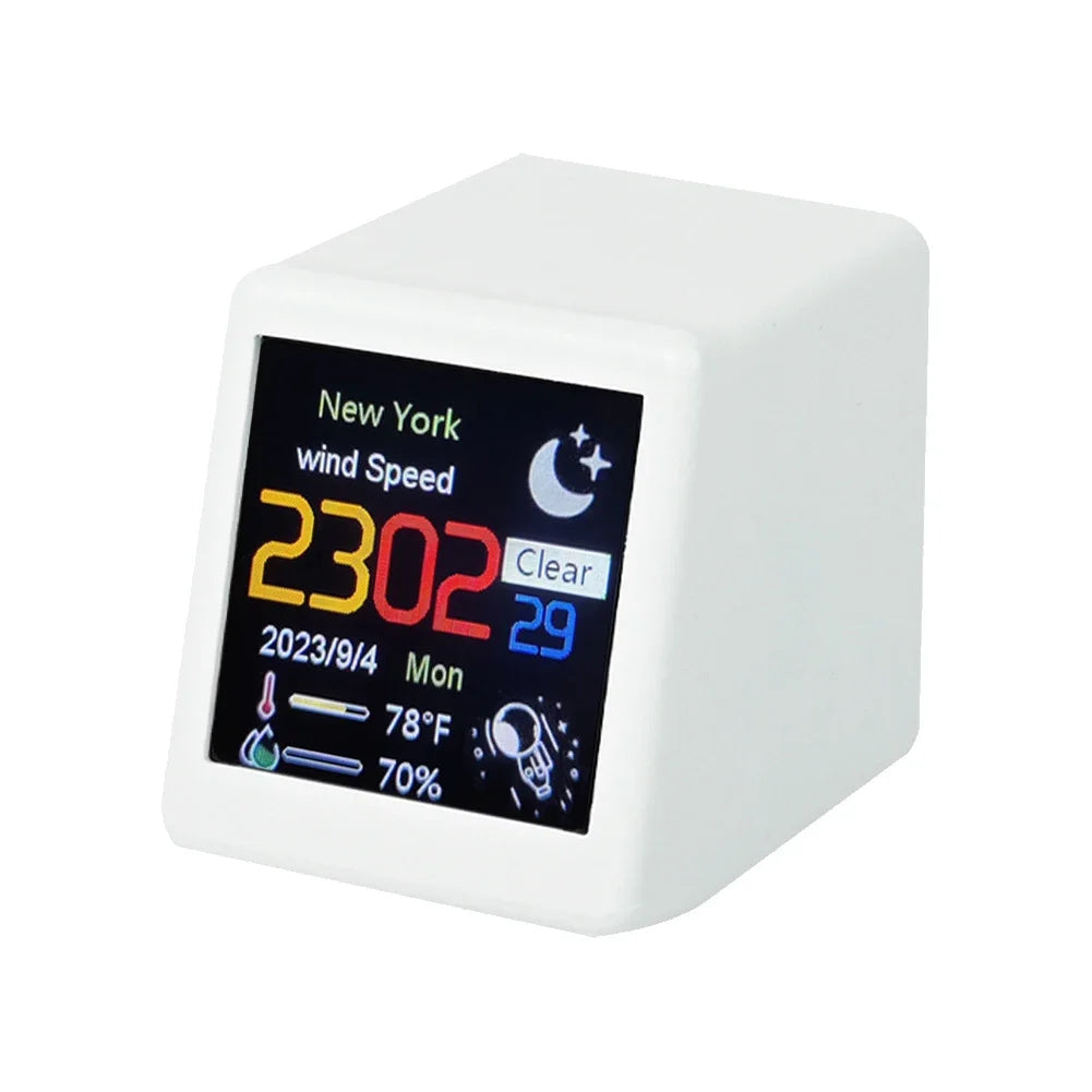 GIFClock Mini: WiFi Weather Display with Pixel Art Fun