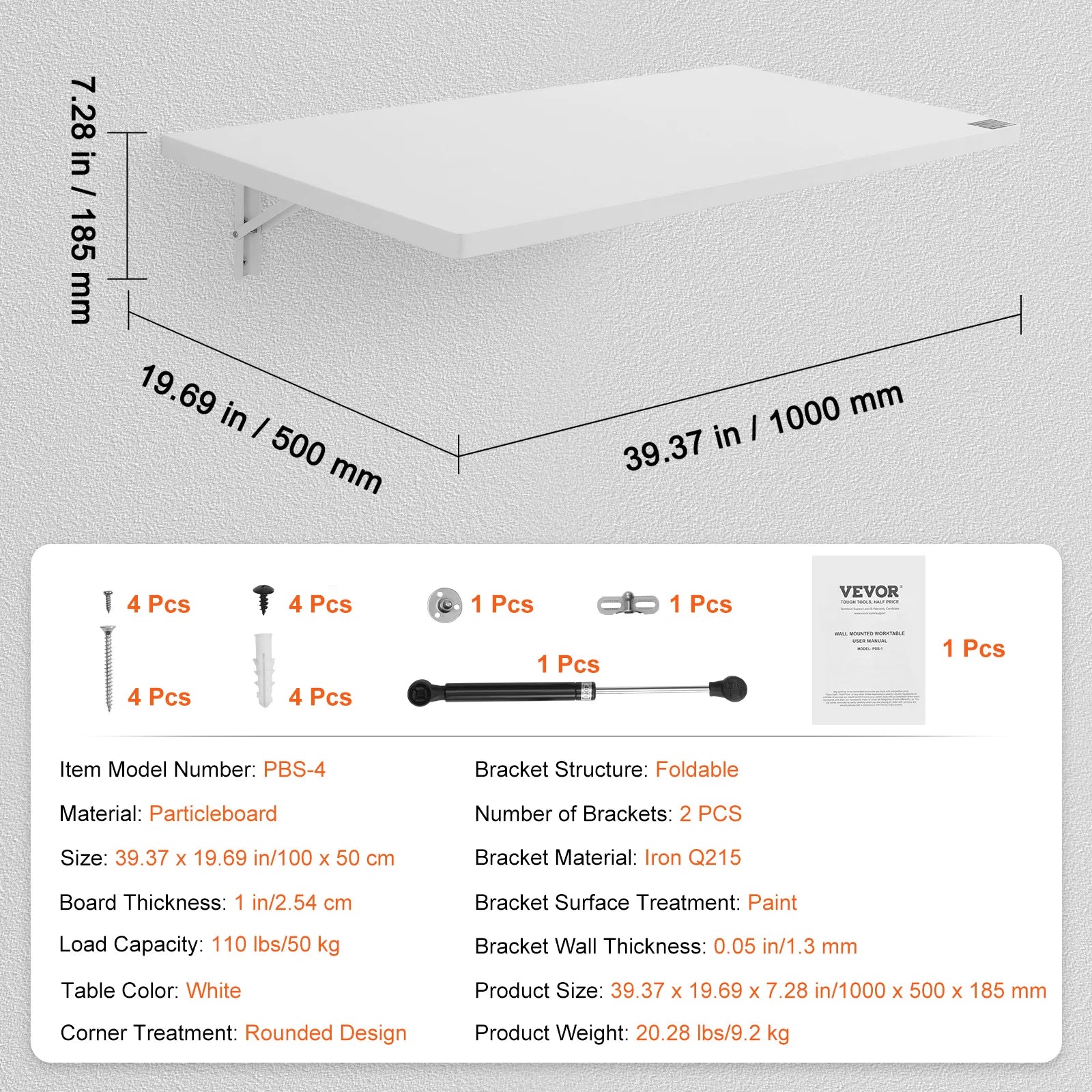 Space-Saving Floating Table