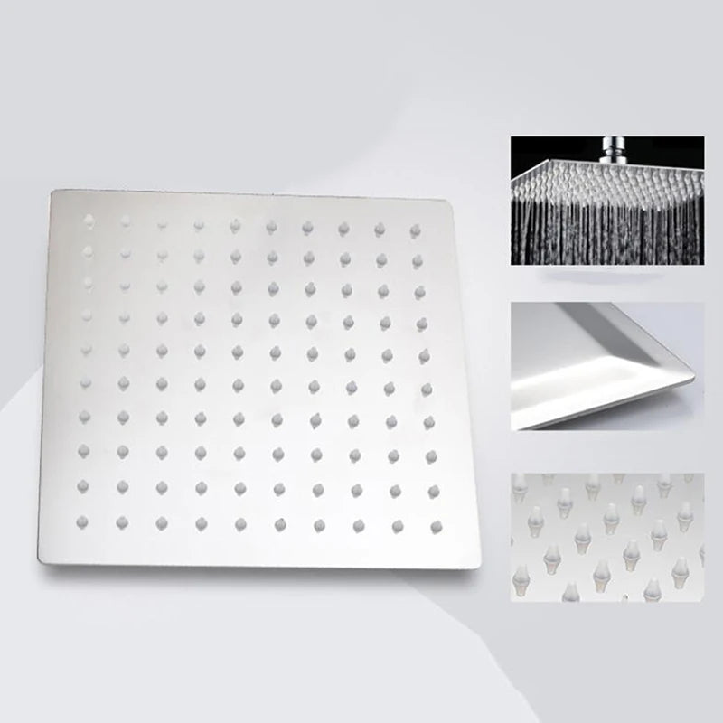 Round & Square Stainless Steel Showerhead