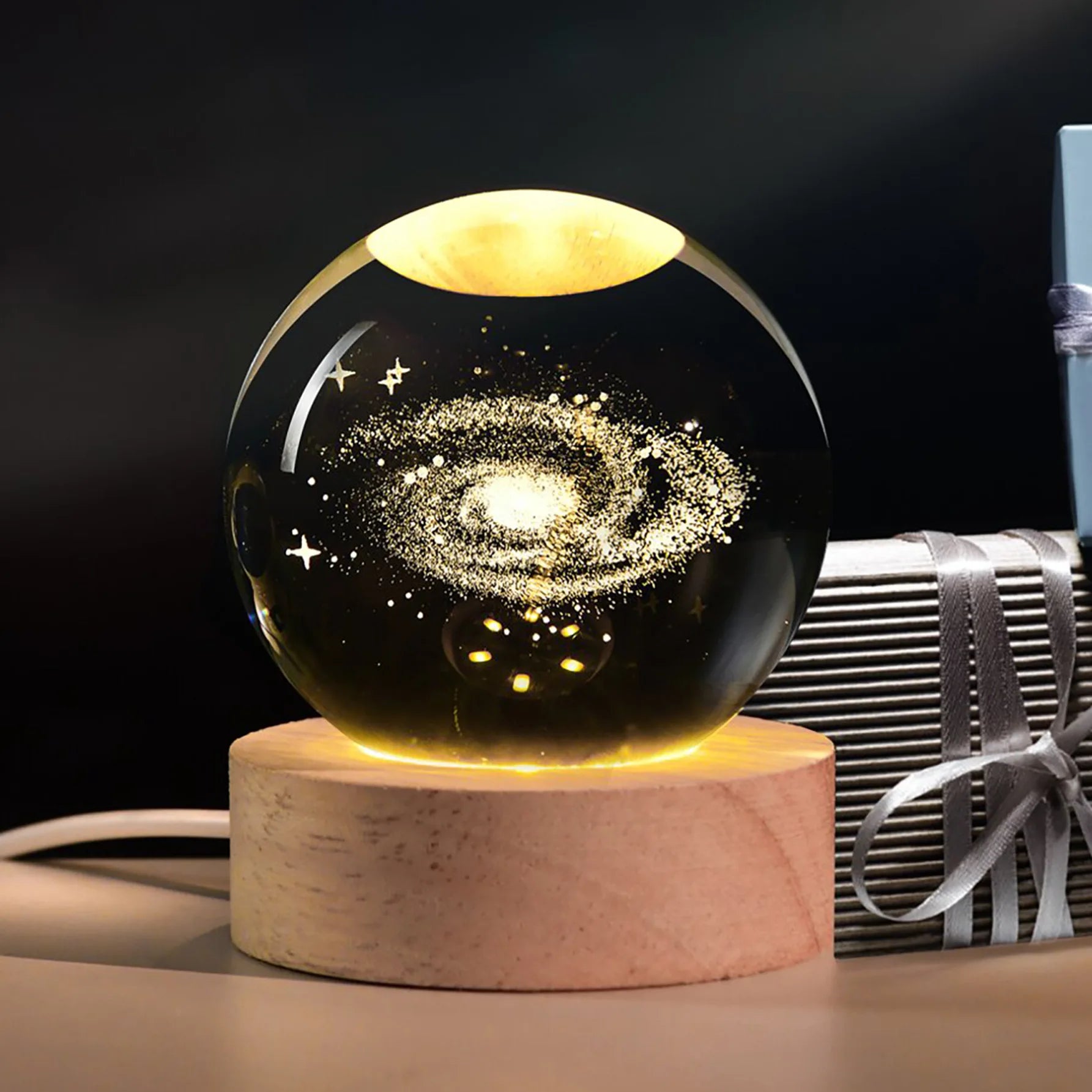 LED Milky Way Crystal Night Light