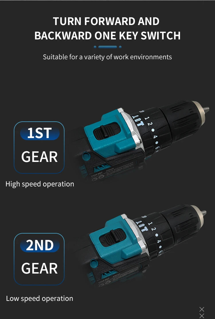 Makita DDF487: 18V Compact Brushless Cordless Drill Driver