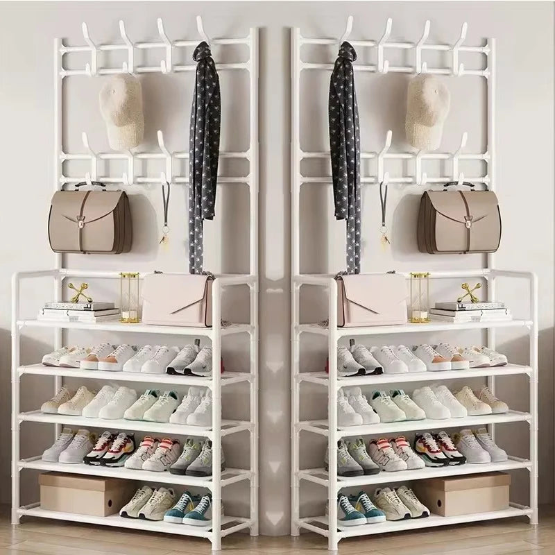 Multi-Layer Clothes Hanger & Shoe Rack