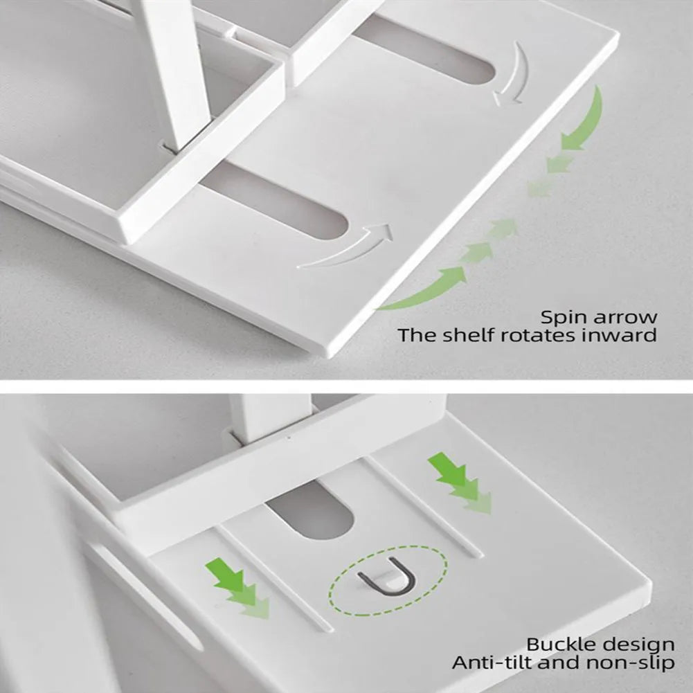 Cupboard Storage Spice Shelf Rotating Organizer